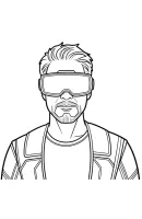 Iron Man kleurplaat 6
